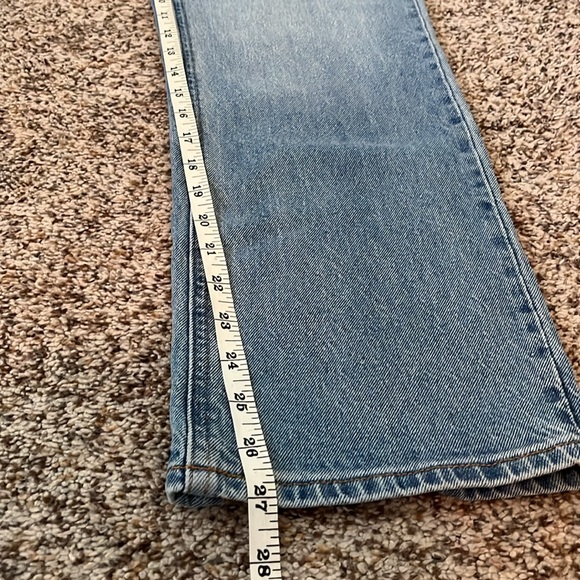 High Waist Straight Jeans w/ button fly - Picture 13 of 14